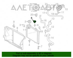 Крышка расширительного бачка охлаждения Mercedes W167 GLE 350 450 20-23