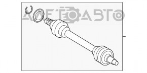 Ax cu roți spate dreapta pentru Mercedes GLC 16-22 RWD