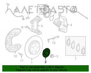 Butuc spate dreapta Mercedes GLC 16-22 complet cu rulment