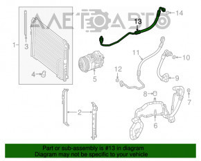 Evaporatorul de aer condiționat Mercedes GLC 300/43 16-22