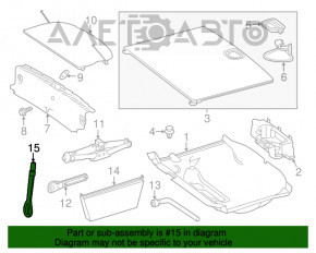 Clema de tractare Mercedes CLA 14-19 nouă originală OEM