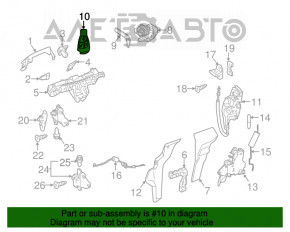 Cheie Mercedes GLC 16-19 cu 4 butoane