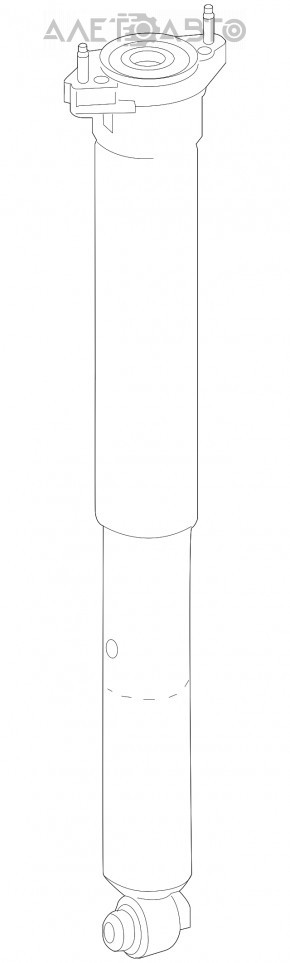 Amortizor spate dreapta Mercedes GLC 16-22 cu suport