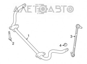 Biela stabilizator fata stanga Mercedes GLC 16-22 nou original