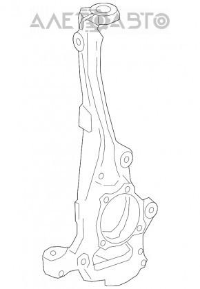Цапфа передняя правая Mercedes GLC 16-22