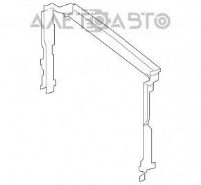 Grila radiatorului superioara Mercedes GLC 16-22 noua originala OEM