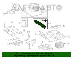 Capac portbagaj Mercedes GLC 16-22