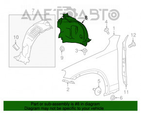 Bara de protecție față dreapta spate Mercedes GLC 16-22