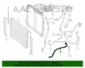 Evaporator-condenser compressor Mercedes GLC 300 16-19