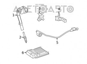 Bobina de aprindere Mercedes GLC 300/350e 16-19