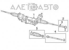 Capăt de direcție dreapta Dodge Charger 15- rest AWD nou aftermarket CTR