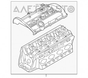 Capacul blocului cilindric al motorului Audi A6 C7 12-15 pre-restilizare 2.0