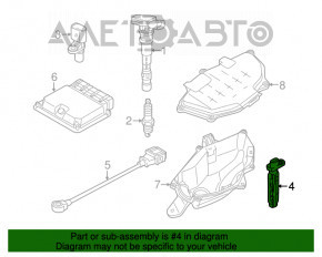 Senzorul de arbore cotit Audi A6 C7 12-18 2.0