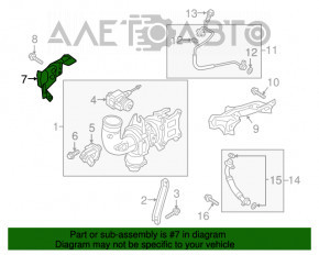 Ecran termic pentru turbina Audi A6 C7 16-18 restilizat 2.0