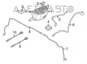 Лямбда-зонд первый Audi A6 C7 16-18 2.0T