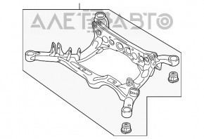 Suport spate Audi A6 C7 12-18 AWD, rupt 3 dintre cele 5 angrenaje