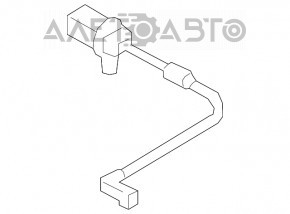 Senzor de uzură a placuțelor de frână spate dreapta Audi A6 C7 12-18 330mm, 356mm