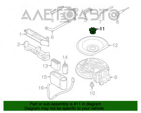 Suport roată de rezervă Audi A6 C7 12-18