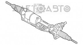 Рейка рулевая Audi A6 C7 12-18 электро новый OEM оригинал