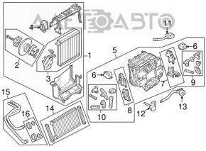 Radiatoarele asamblate Audi A6 C7 12-18 cu 4 zone