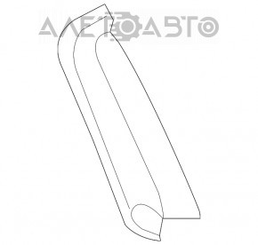 Capacul lanternei din partea dreapta a farului interior Audi A6 C7 12-15 pre-restilizare