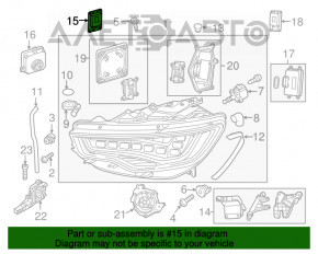 Блок LED Audi A6 C7 12-15 дорест