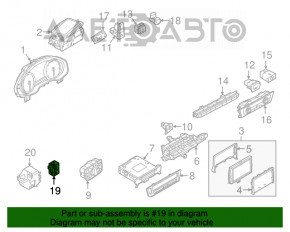 Ignition immobilizer module Audi A6 C7 12-18