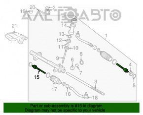 Bară de direcție stânga Hyundai Elantra UD 11-16