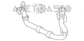 Furtunul de răcire inferior VW Jetta 19- 2.0T