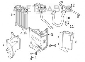 Furtunul de răcire superior VW Jetta 19- 2.0T