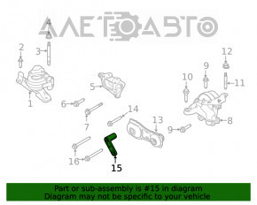 Suportul suportului cutiei de viteze automată inferior Ford Explorer 16-19