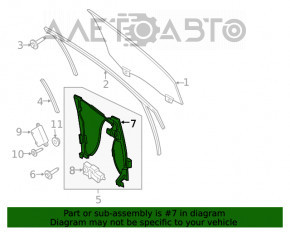 Стеклоподъемник механизм передний прав Lincoln Nautilus 19-23