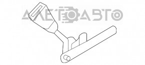 Dispozitiv de tensionare a centurii de siguranță a pasagerului Lincoln Nautilus 19-23 care a cedat