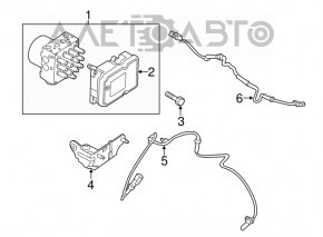 Suport ABS Ford Explorer 16-19