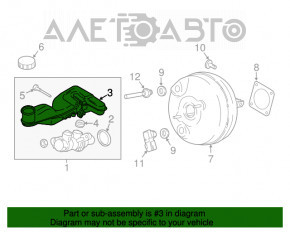 Rezervorul de lichid de racire al motorului Lincoln Nautilus 19-23 cu capac