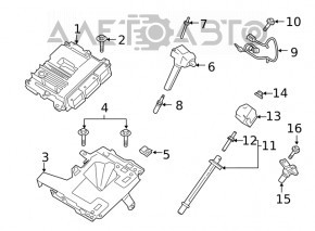 Bobina de aprindere Lincoln Nautilus 19-23 2.7T noua originala OEM