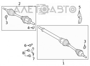 Suport intermediar pentru arborele cu came Lincoln Nautilus 19-23 2.7T FWD Reserve