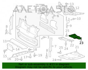 Protecția motorului stânga Lincoln Nautilus 19-23 2.7T