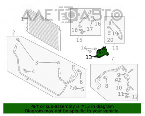 Radiator de ulei pentru cutia de viteze automată Lincoln Nautilus 19-23 2.7T FWD