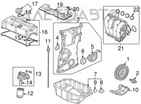 Colector de admisie pentru Honda CRV 12-16, nou, neoriginal