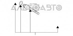 Bară de direcție stângă Infiniti G37 06-14 RWD nou aftermarket CTR