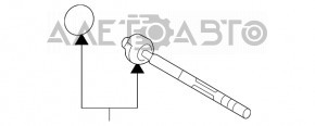 Bară de direcție dreapta pentru Lexus RX300 98-03