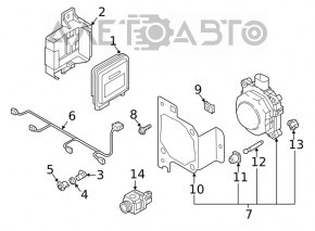 Montajul barei frontale Audi A4 B9 17-