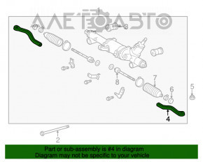 Capăt de direcție dreapta pentru Lexus GS300 GS350 GS430 GS450h 06-11 rwd, nou, neoriginal CTR.