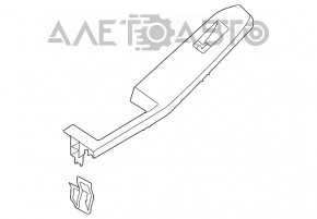 Capacul de control al geamului electric din spatele stânga al lui Ford Escape MK4 20- zgâriat.