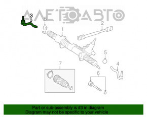 Bară de direcție cu capăt de direcție dreapta pentru Mercedes W164 ML X164 GL 06-11