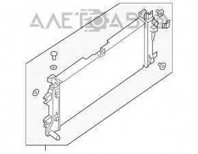 Radiatorul de răcire a apei Nissan Leaf 18-