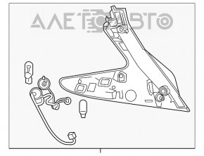 Lampa dreapta Nissan Leaf 18-19