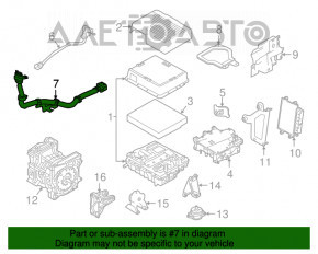 Cablu de putere pentru invertor-compresor Nissan Leaf 18-