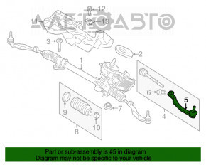 Рулевой наконечник левый Mini Cooper F56 3d 14-